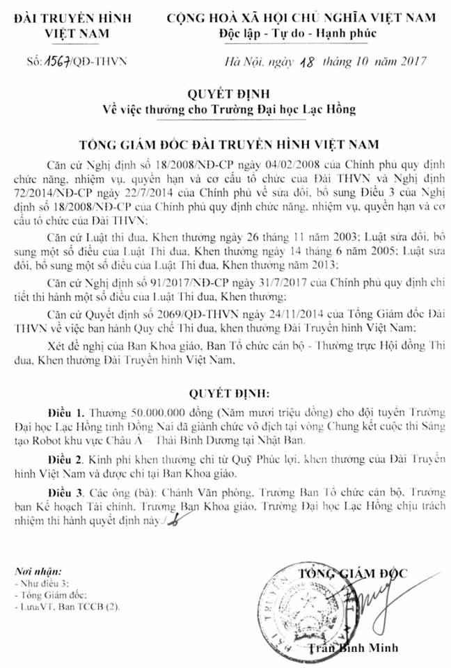 Đội tuyển robot NICESHOT vô địch cuộc thi robocon châu Á-Thái Bình Dương 2017 tại Tokyo Nhật Bản